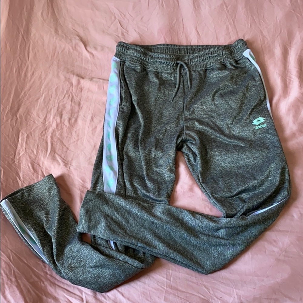 Silver jogger pants